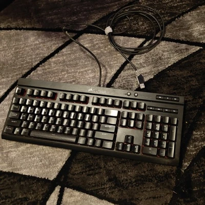 Corsair CH9102020NA K68 Mechanical Gaming Keyboard Red LED Backlighting - Image 1 of 3