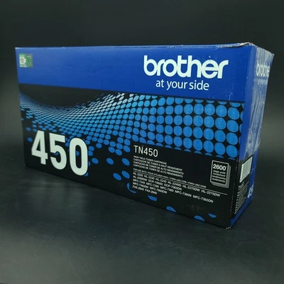 Genuine Brother TN450 High-Yield Black Toner Cartridge - Image 1 of 4