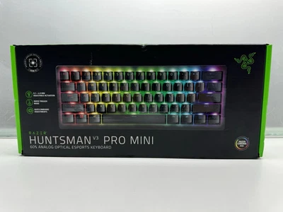 Razer Huntsman V3 Pro Mini 60% Gaming Keyboard Black New Sealed Fast delivery - Image 1 of 4