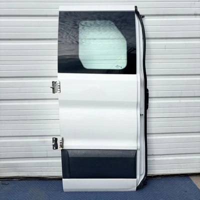 Ford Transit 150 250 350 2015-20 puerta lateral derecha pasajero techo bajo blanco OEM Foto 1 de 4