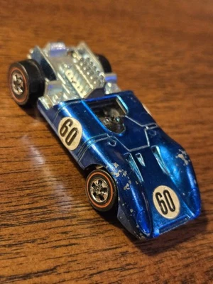 !! Bright Shiny Blue... Ferrari 312P, Gran Prix... Hot Wheels Redline 1969 - Image 1 of 4