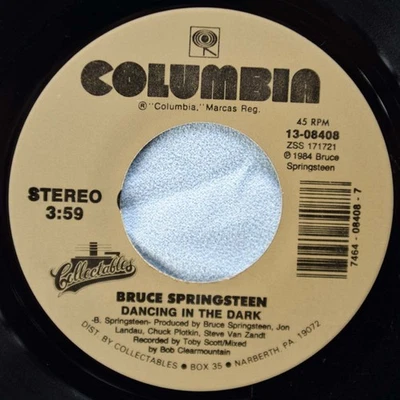 BRUCE SPRINGSTEEN Dancing In The Dark / Pink Cadillac COLUMBIA 13-08408🟢MINT-🟢 - Image 1 of 4