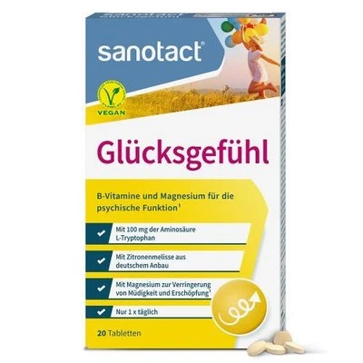 SANOTACT GMBH SANOTACT Glücksgefühl Tabletten 20 ST PZN 18841467