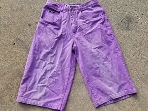 Size 32 Major Damage Purple Shorts Vintage - Picture 1 of 7