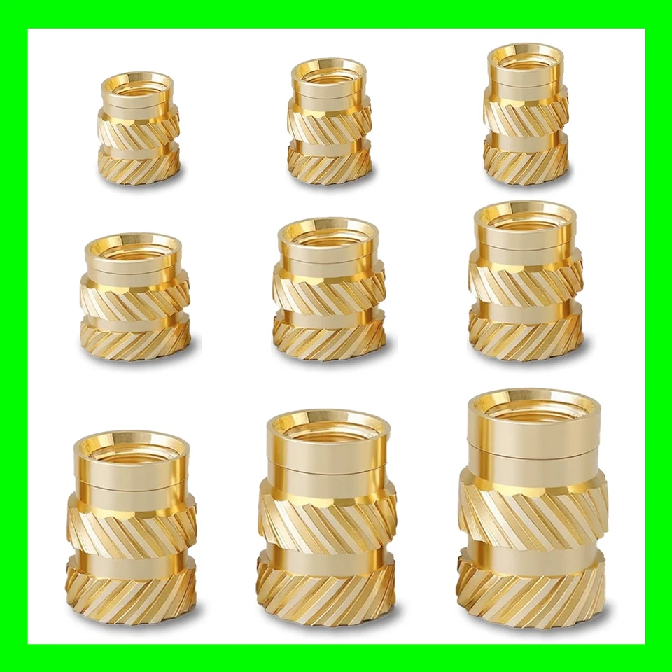 Einpressmutter M3 M1 M1,4 M2 M4 M5 Rändelmutter Gewindeeinsatz, 3D Druck - Bild 1 von 4