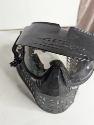 Máscara de paintball *Danificada* Vintage JT ProFlex - Preto/Preto - Imagem 1 de 4