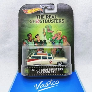 Hot Wheels Retro Entertainment The Real Ghostbusters Ecto-1 Cartoon Car CFR31 - Picture 1 of 5