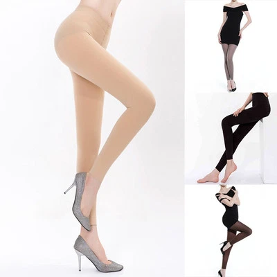 100D Samt Antihook Leggings für Damen Knöchellange Hose in Schwarz Grau Kaffee - Bild 1 von 4