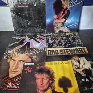 ROD STEWART x7 - 12" Vinyl LP Album Job Lot Bundle - VG to EX - Bild 1 von 13