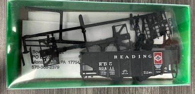 Bowser HO Scale Kit #56983 Reading Anthracite 55 Ton Fishbelly Hopper #80411 NIB - Image 1 of 3