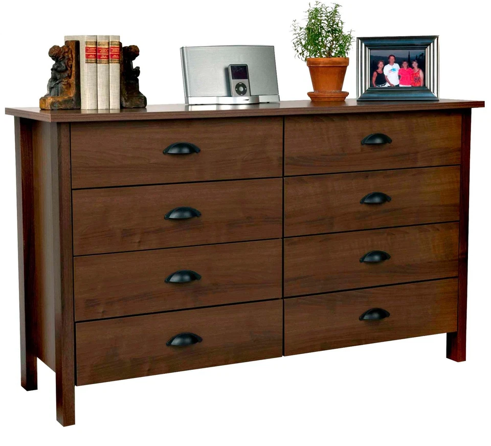 Nouvelle 8 Drawer Dresser Chest Bedroom Furniture - 5 colors _New Foto 1 de 1