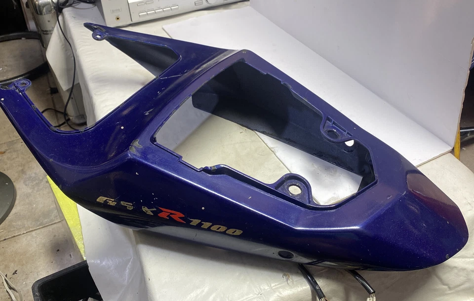 Carenado trasero ABS púrpura con capó de asiento para SUZUKI GSXR1100 750 + luces traseras Foto 1 de 4