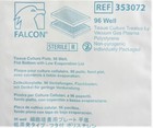 42x Falcon Zellkulturplatten 353072 Analyseplatte 96 Vertiefungen + Deckel