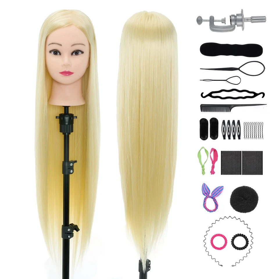 NEVERLAND 30 inch Cosmetology Practice Training Head Hairdressing Styling Mannequin Doll