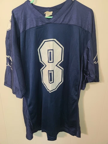 Vintage Baltimore Stallions CFL JERSEY #8 Tracy Ham 1994/95 Blue XL Extra Cover