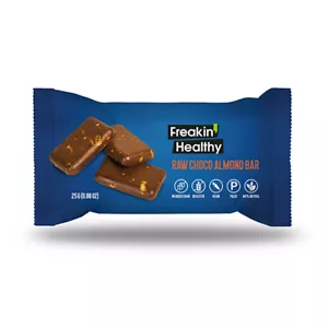 Freakin Healthy Refined Sugar Free Snack Bars Raw Choco Almond 25g x 1 bar - Picture 1 of 3