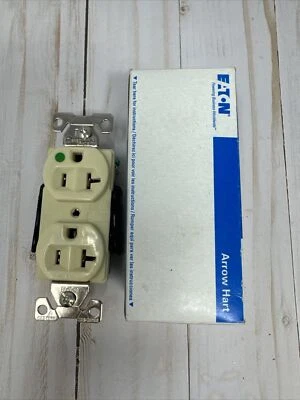 Receptáculo dúplex Cooper AH8300V 20A 125V grado hospitalario **Envío gratuito** Foto 1 de 2