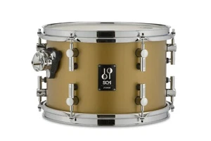 Sonor SQ1 8x7 Satin Gold Metallic Rack Tom Drum World Ship NEW Authorized Dealer - Picture 1 of 1