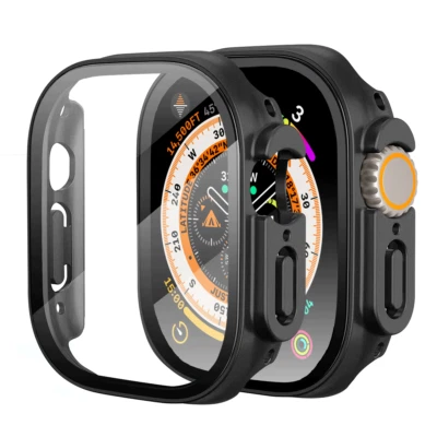 Full Case Cover for Apple Watch Ultra 3 2 49mm Tempered Glass Screen Protector - Image 1 of 4
