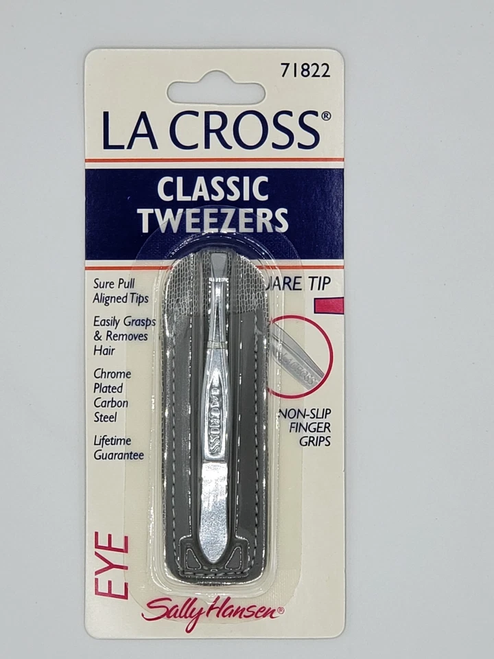 NEW La Cross by Sally Hansen Classic Tweezers Square Tip 71822