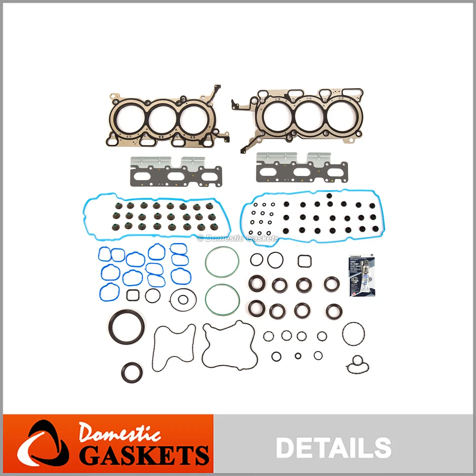 Full Gasket Set Fits 07-10 Ford Edge Lincoln MKZ  Mazda CX-9 V6 DOHC 3.5L - Image 1 of 4