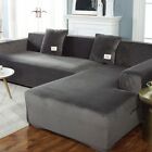 Sofa Cover For Living Room L Shaped Corner Elastic Slipcover Sectional Stretch