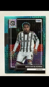 2022-23 Panini Donruss Optic Soccer Weston McKennie Teal Mojo Prizm /49 #157 - Picture 1 of 2