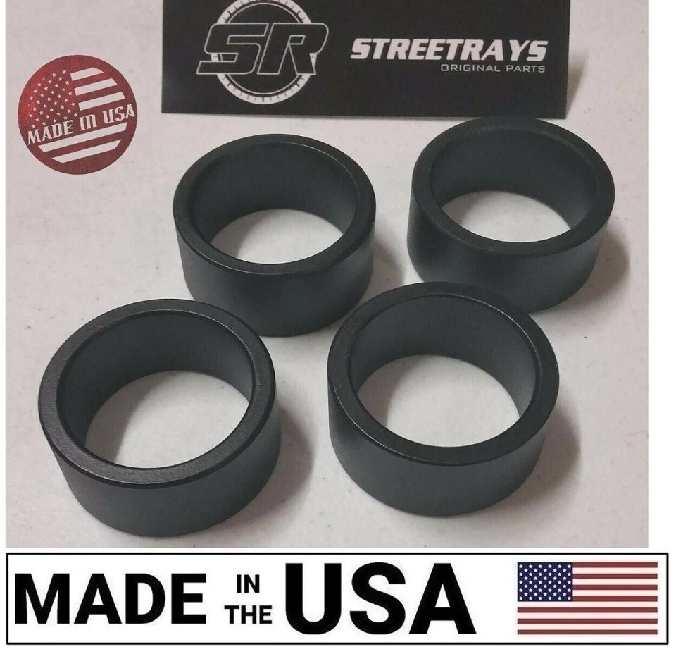 [SR] Arctic Cat 250 300 400 450 550 650 700 ATV Kit de espaciador de elevación de 2" (NEGRO) Foto 1 de 4