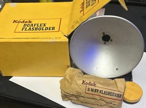 Vintage Kodak Duaflex Flasholder and Size 6A Attachment Several Dings Box - Picture 1 of 10