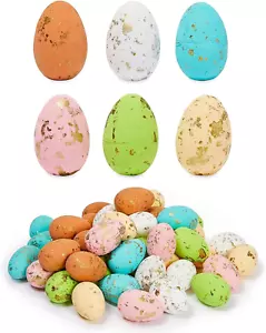 Foam Easter Eggs for Crafts and Easter Party Decorations, Home Decor (50 Pack) - Picture 1 of 12