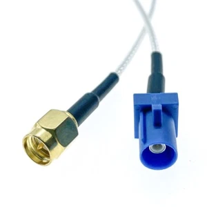 Cable RG316 Fakra C Male Plug to SMA Male plug Connector Fakra Extension Pigtail - Picture 1 of 7