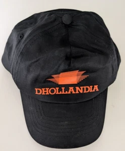 Holland Netherlands Country DHOLLANDIA Black and Orange Hat Baseball Cap - Picture 1 of 6