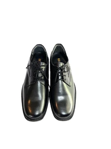 NEW Stacy Adams Black Leather Lace Up Oxford Shoes Men Size 10.5 M Made In India - Picture 1 of 15
