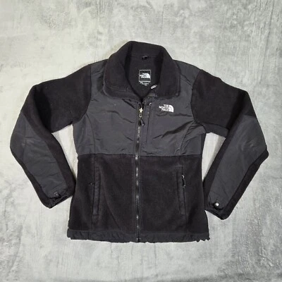 Chaqueta polar vintage The North Face Denali para mujer S negra cremallera completa Y2K exterior Foto 1 de 4