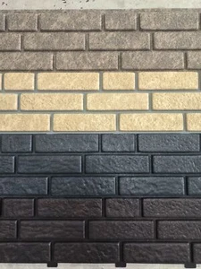 Kunststoffpaneele Musterstücke Klinkerfassade Fassadenpaneele Wandpaneele Giebel - Bild 1 von 54