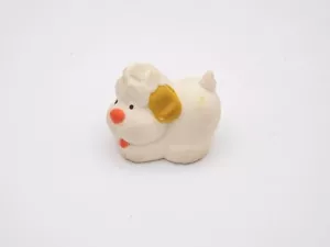 Figura de perro Strawberry Shortcake Lem & Ada Pet SUGAR WOOFER de colección 1983 - Imagen 1 de 3