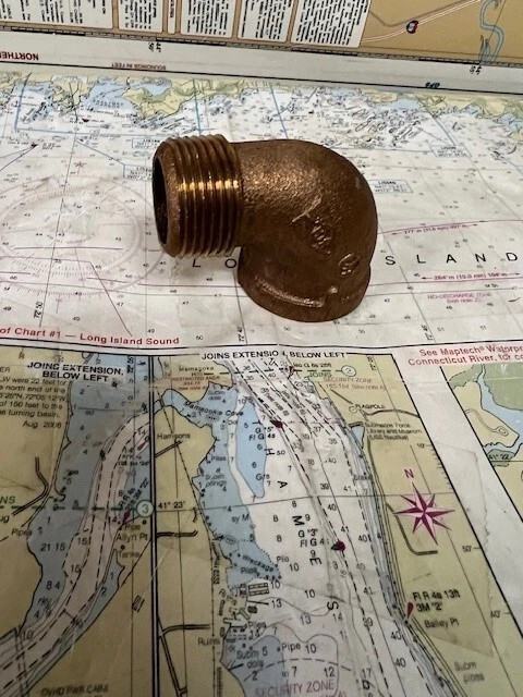 Латунные фитинги Midland Metals No44165 1 бронза 90 градусов Street ELLS. - Изображение 1 из 1