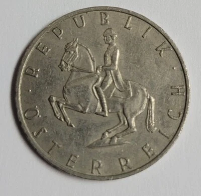 1969 Austria Republik Osterreich 5 Schillings  - Image 1 of 2