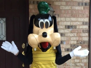 De Colección Goofy Disfraz Mascota Máscara Disney Profesional Tamaño Natural Desfile Shriner Usado - Imagen 1 de 12