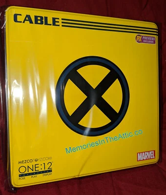 Mezco One:12 Collective Action Figure Cable X-Men Edition Previews PX Exclusive+ - Image 1 of 4