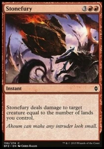 MTG Stonefury - BFZ Battle for Zendikar NM - Picture 1 of 1