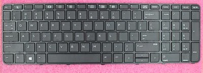 841136-001 - HP ProBook 650 G2 US Keyboard Spill Resistant - Image 1 of 2