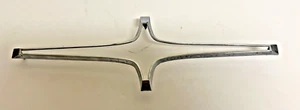 1960's- 1964 / 1965 Chrysler 300 emblem chrome trim bezel P/N 2445004, OEM MOPAR - Picture 1 of 8