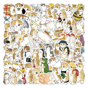 UK Seller 50PCS Cute Funny Cats Stickers Set Kids Stationery Birthday Gifts - Picture 1 of 4