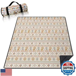 qwpmvhsak Picnic Blankets Waterproof Foldable, 60’‘x80'' Portable Outdoor Pic - Picture 1 of 5