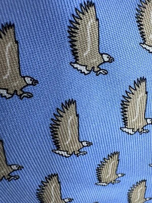 Corbata de seda para hombre VINEYARD VINES colección personalizada Blue Eagles Talon Air Inc Foto 1 de 4