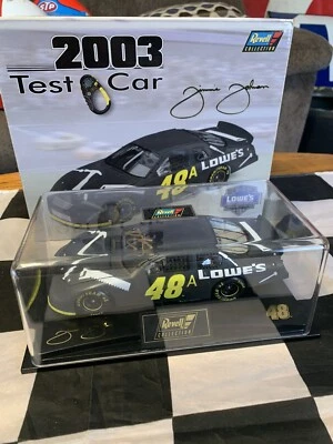 2003 Jimmie Johnson с автографом #48 Lowe's тест автомобиля 1/24 - Изображение 1 из 4