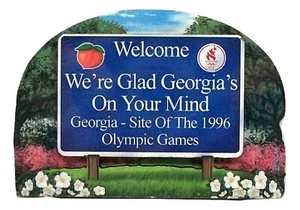 Letrero de bienvenida del estado de Georgia imán de nevera Artwood - Imagen 1 de 1