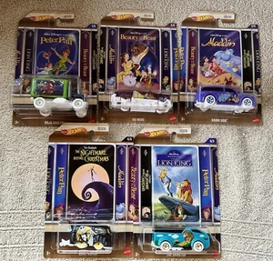 2022 Hot Wheels Disney Classics Lion King, Aladdin, Peter Pan Nightmare Complete - Picture 1 of 6