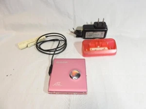 SHARP MD-DS30 MD Walkman Portable MiniDisc Player Pink Used with Remote control - Picture 1 of 15